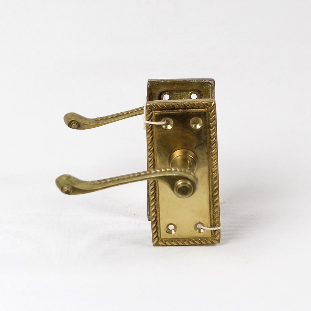 イギリス ヴィンテージ ブラス ドアハンドルの画像