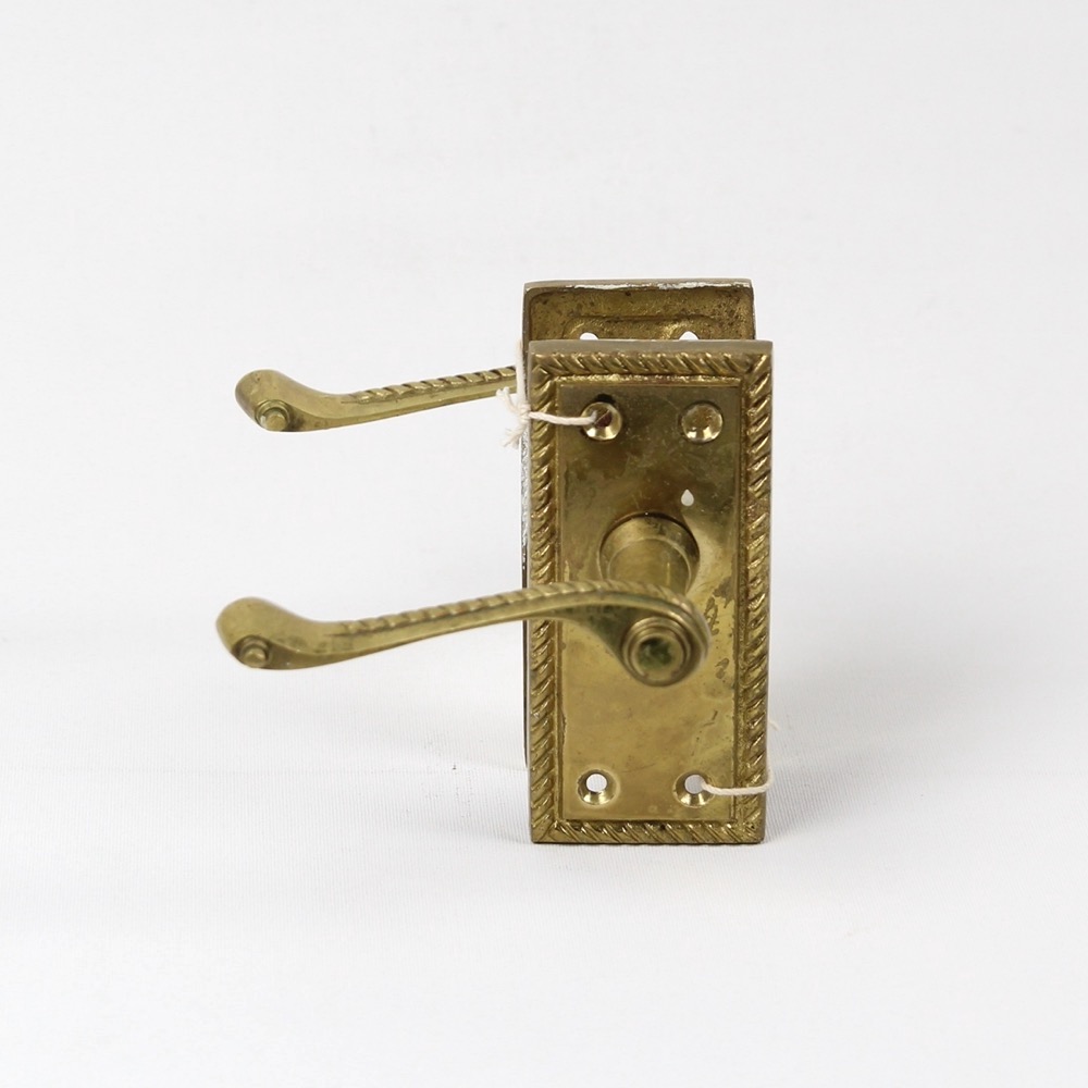 イギリス ヴィンテージ ブラス ドアハンドルの画像