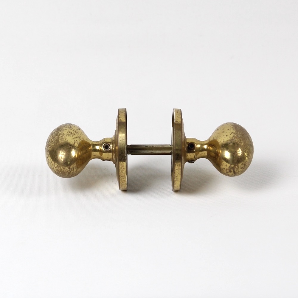 イギリス ヴィンテージ ブラス ドアノブの画像