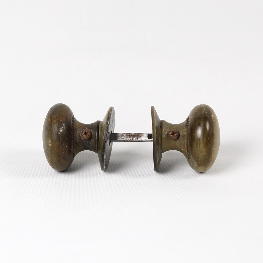 イギリス ヴィンテージ ベークライト ドアノブの画像