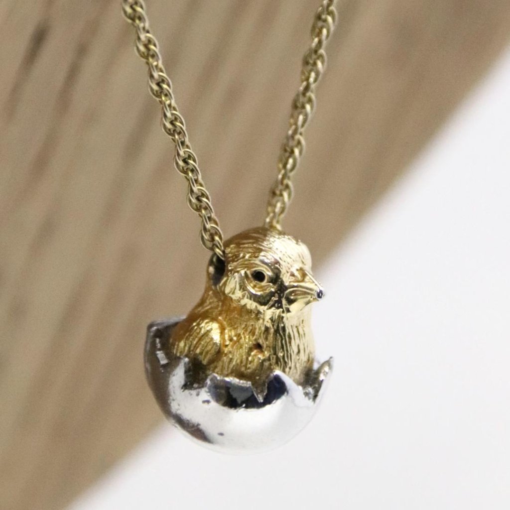 チック・イン・エッグ ペンダントネックレスの画像