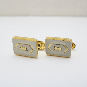 フランス ヴィンテージ Celine シルバー カフリンクスの画像