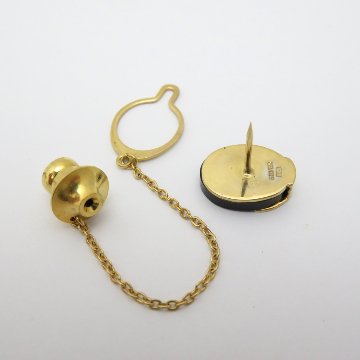 ヴィンテージ オニキス＆シルバー カフリンクス＆タイタックの画像