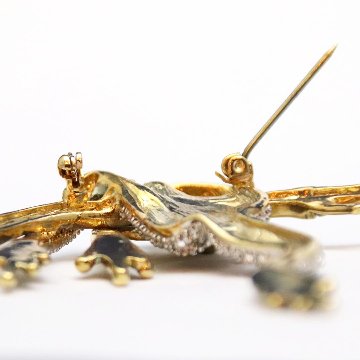 ヴィンテージ カエル ブローチの画像