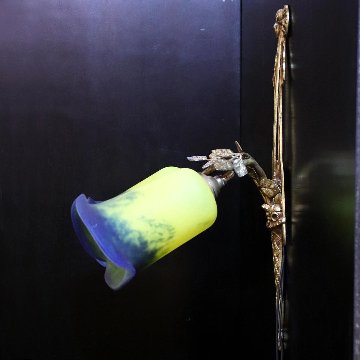 フランス ノヴェルディー ブロンズ 2灯ウォールランプの画像