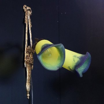 フランス ノヴェルディー ブロンズ 2灯ウォールランプの画像