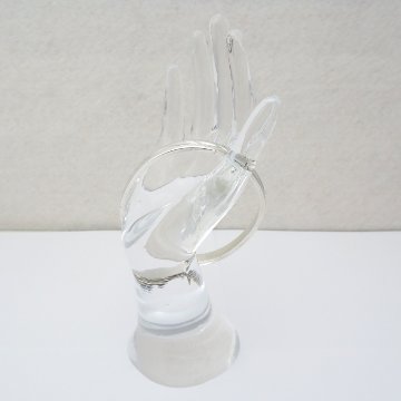 ヴィンテージ シルバーメタル バングルの画像