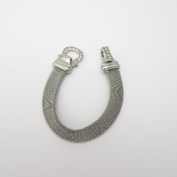 ヴィンテージ ホースシューバックル＆メッシュ ブレスレットの画像