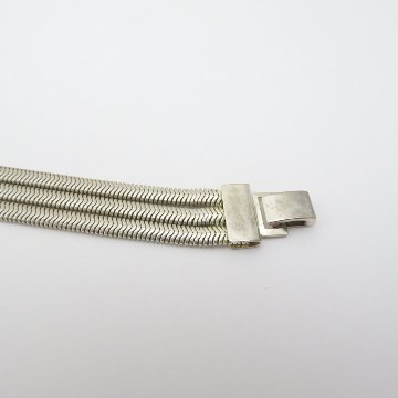 ヴィンテージ スネークチェーン 3連ブレスレットの画像