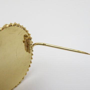 フランス アンティーク ダイヤモンド＆ルビー 18金ブローチの画像