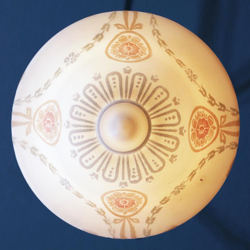 二十世紀初頭 ボヘミア カメオガラス アイアン プラフォニエの画像