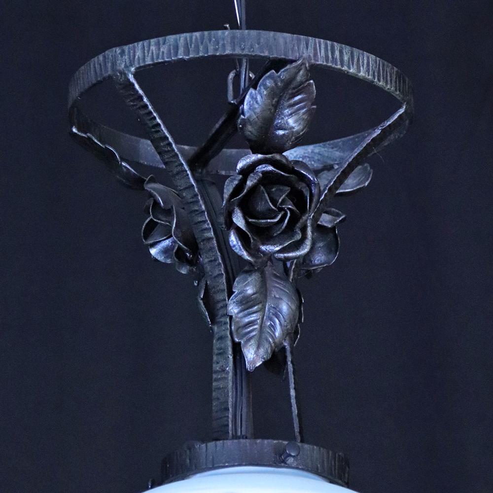 二十世紀初頭 ボヘミア カメオガラス アイアン プラフォニエの画像