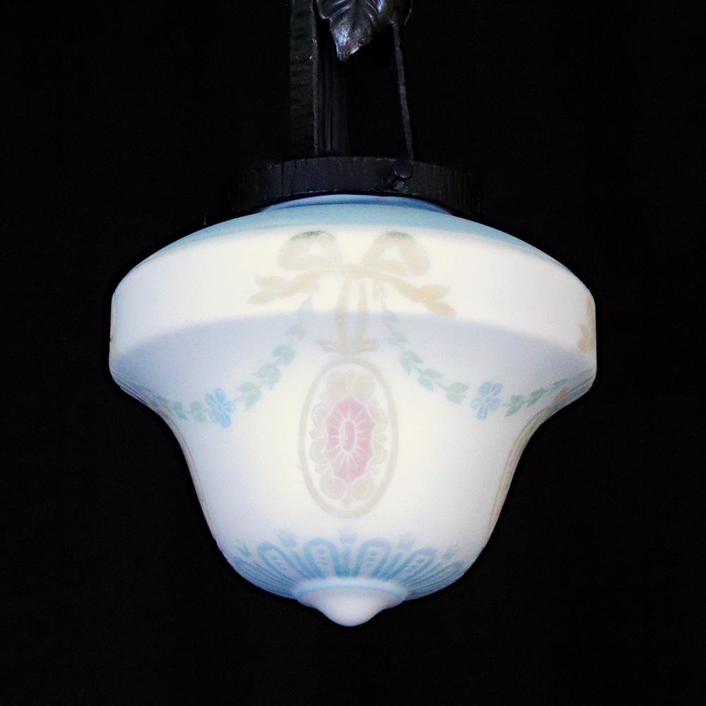 二十世紀初頭 ボヘミア カメオガラス アイアン プラフォニエの画像