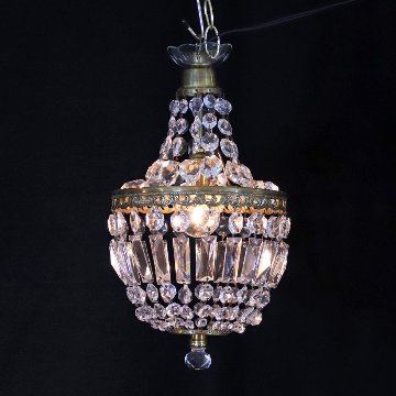 アンティークスタイル クリスタルガラス プラフォニエの画像