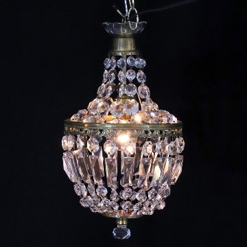 アンティークスタイル クリスタルガラス プラフォニエの画像