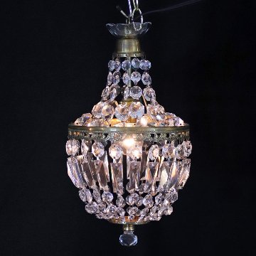 アンティークスタイル クリスタルガラス プラフォニエの画像