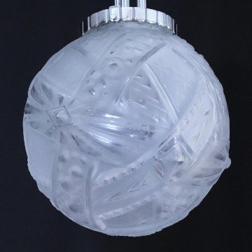 フランス アールデコ ミューラー フロストガラス プラフォニエの画像