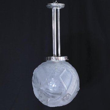 フランス アールデコ ミューラー フロストガラス プラフォニエの画像