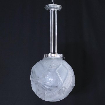 フランス アールデコ ミューラー フロストガラス プラフォニエの画像