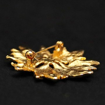 アメリカ ポインセチア クリスマスブローチの画像