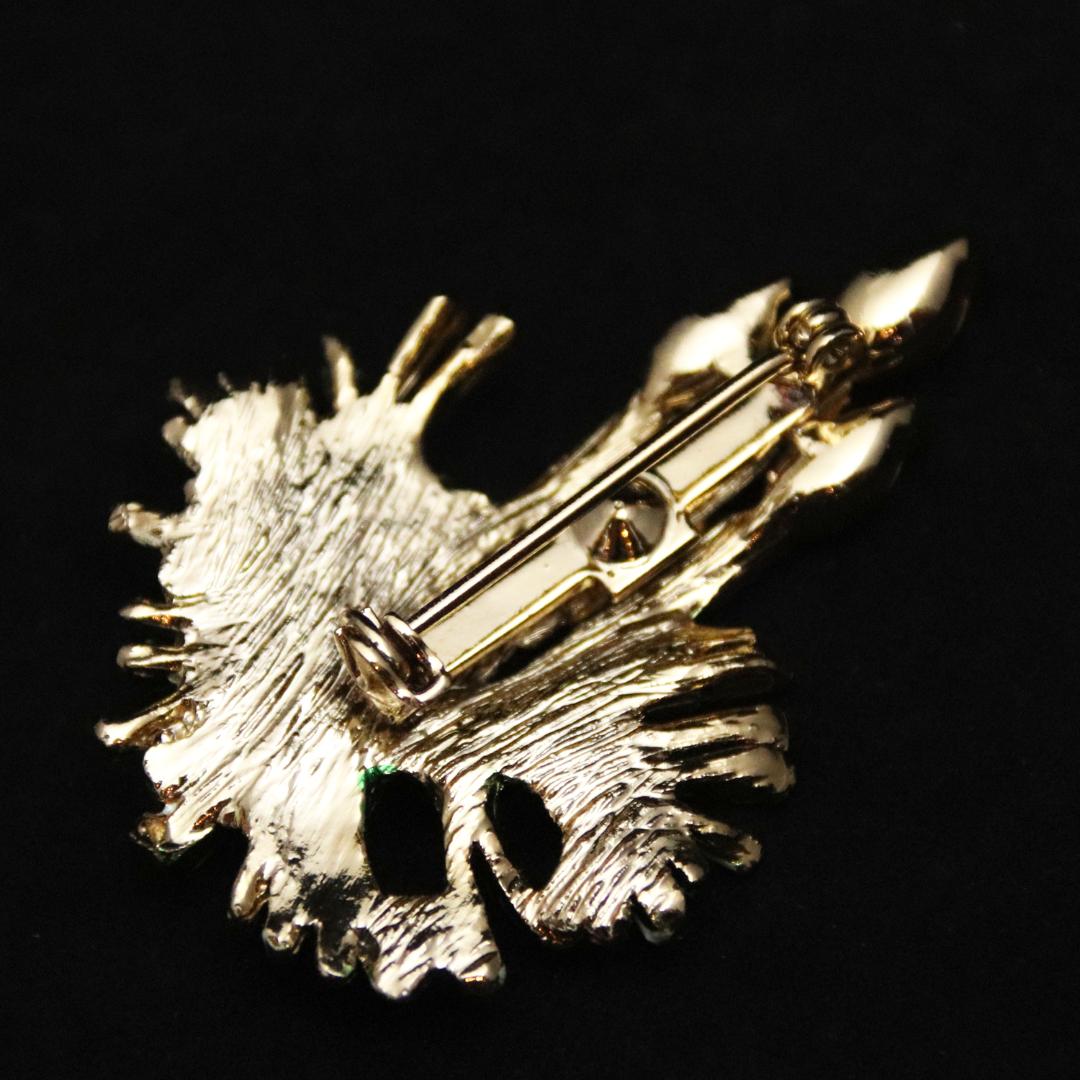 アメリカ キャンドル クリスマスブローチの画像