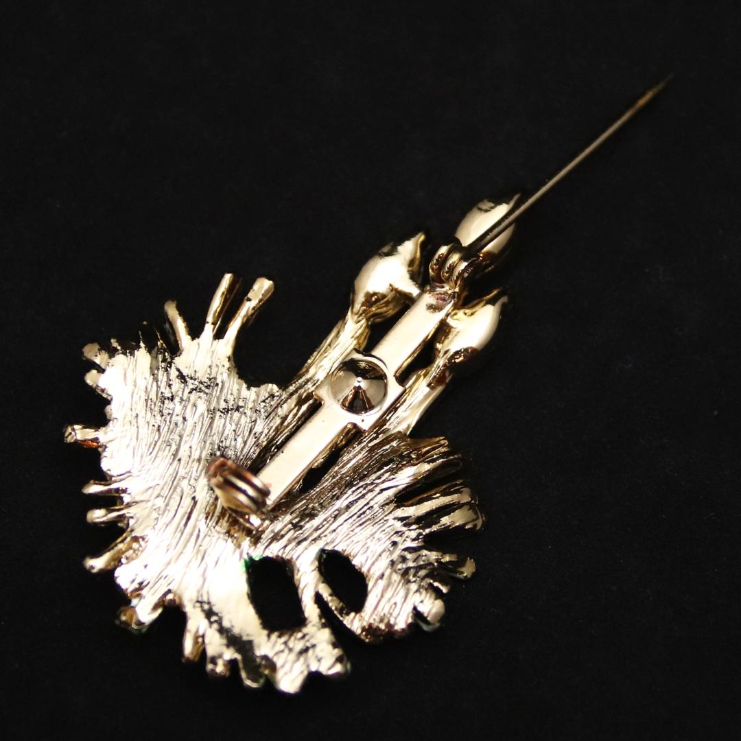 アメリカ キャンドル クリスマスブローチの画像