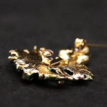 アメリカ キャンドル クリスマスブローチの画像