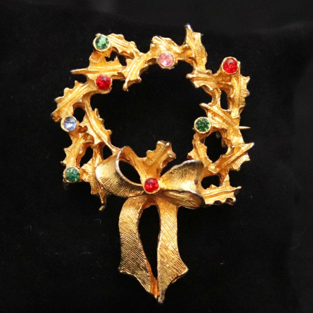 カナダ LJM クリスマスブローチの画像