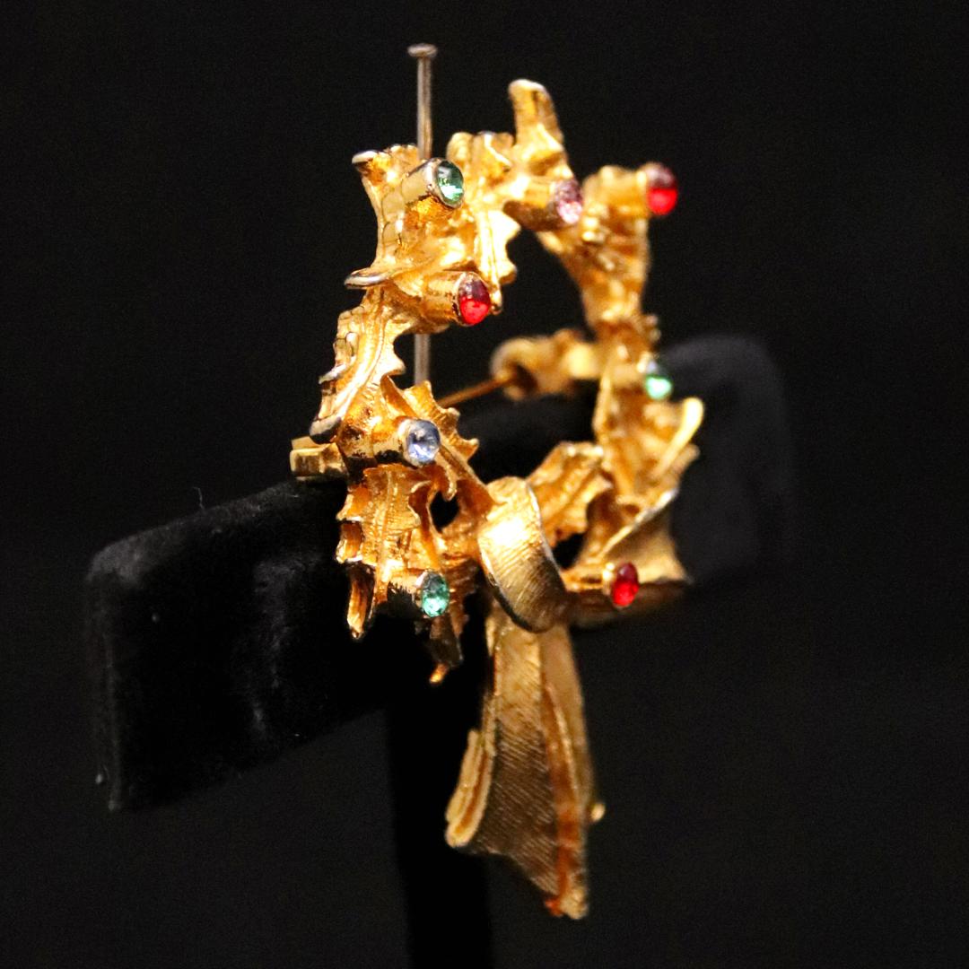 カナダ LJM クリスマスブローチの画像