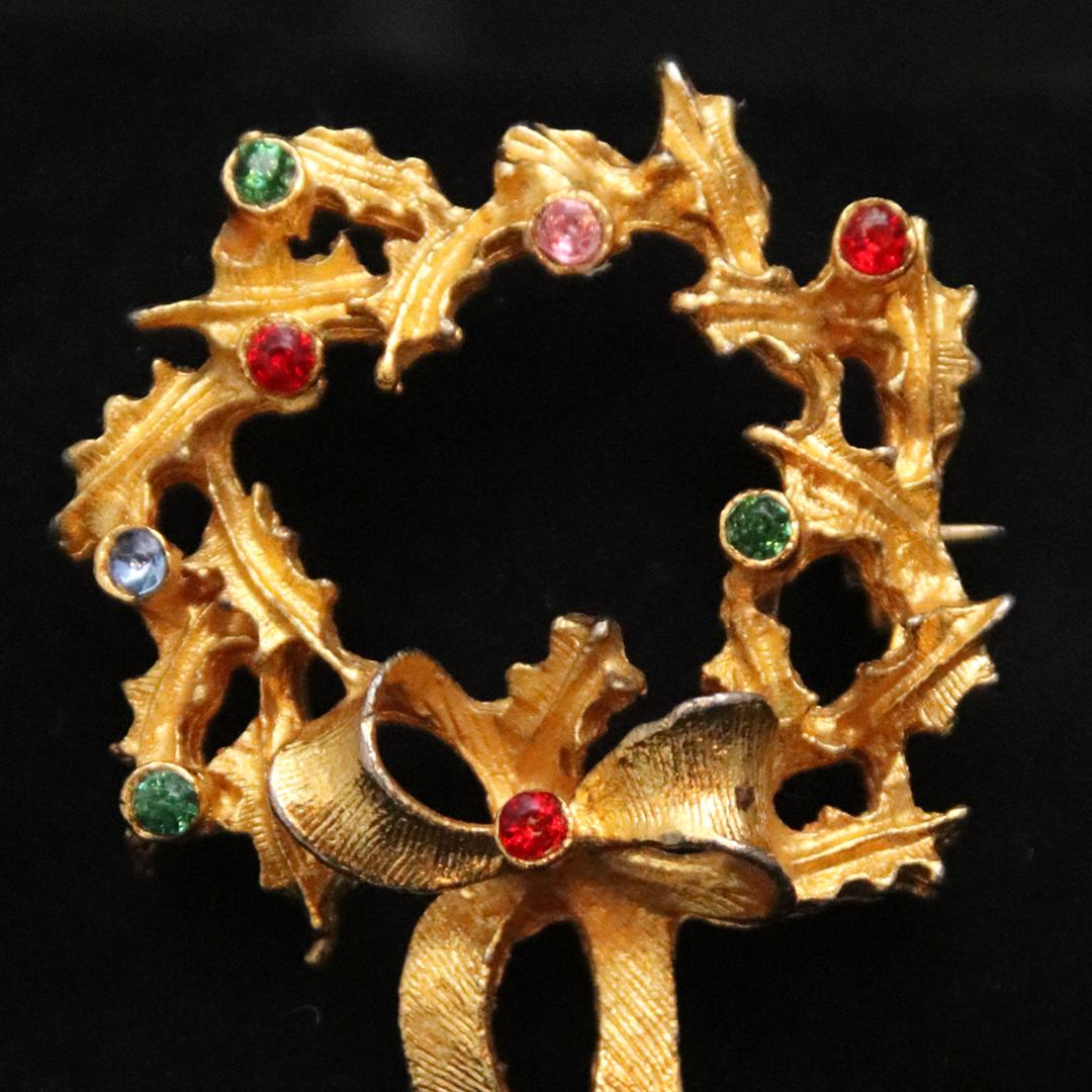 カナダ LJM クリスマスブローチの画像