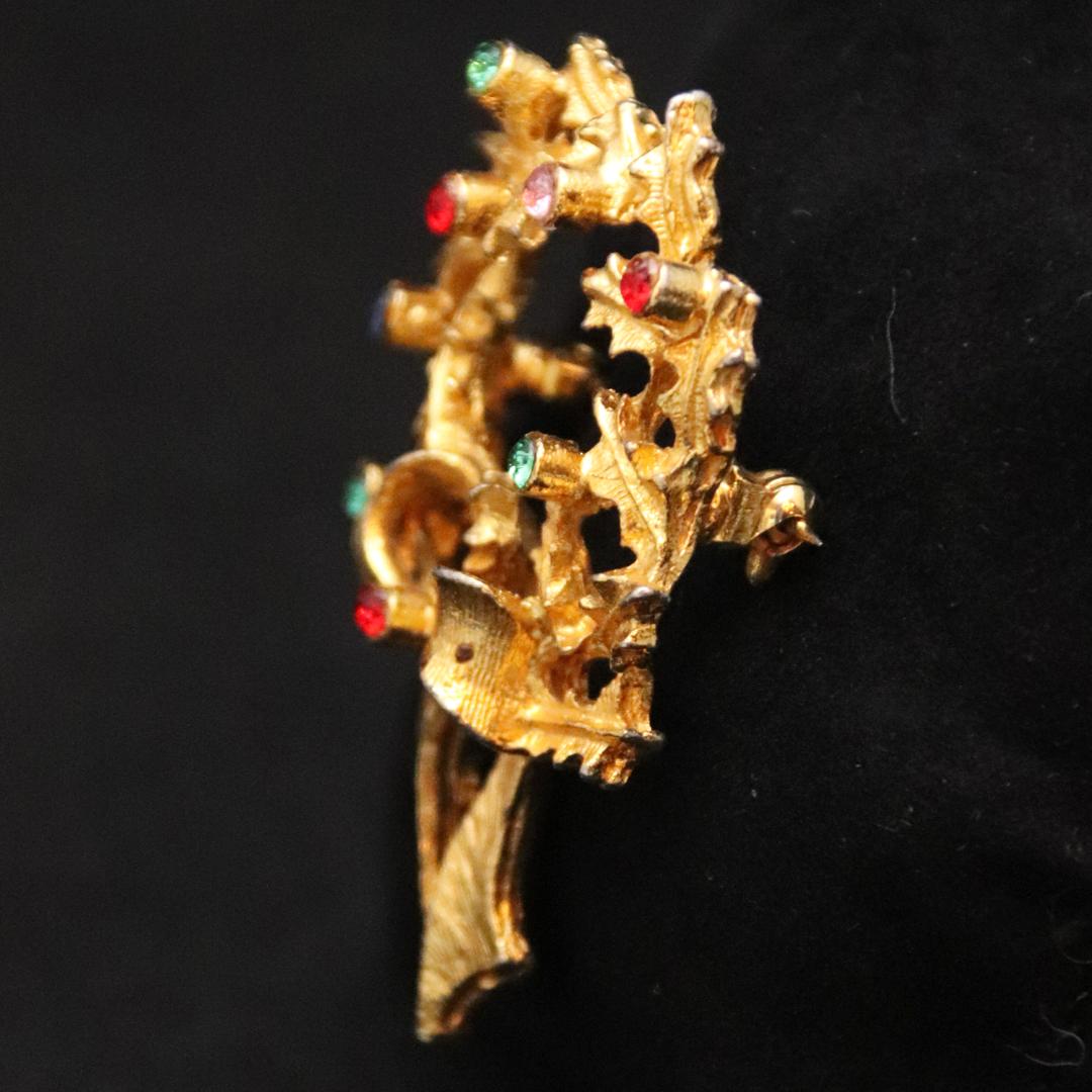 カナダ LJM クリスマスブローチの画像