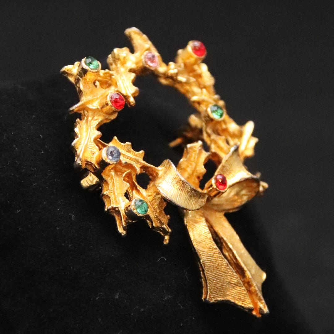 カナダ LJM クリスマスブローチの画像