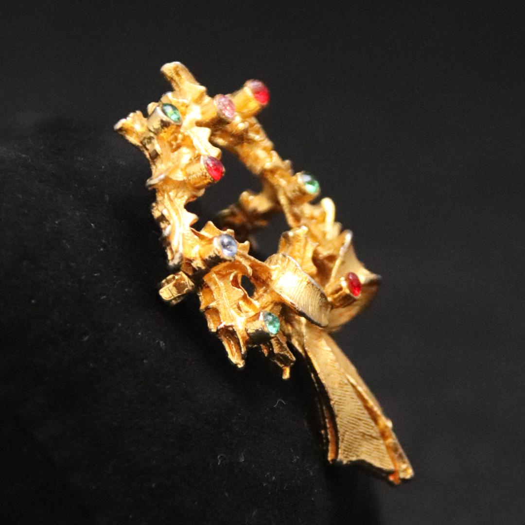 カナダ LJM クリスマスブローチの画像