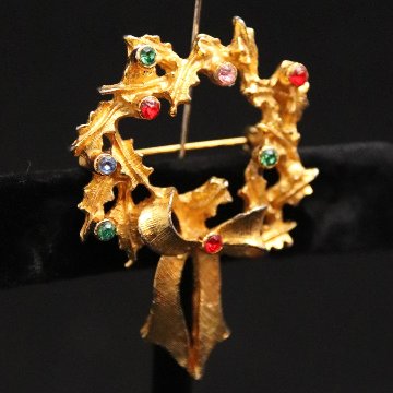 カナダ LJM クリスマスブローチの画像