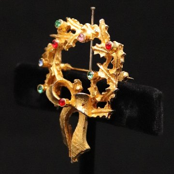 カナダ LJM クリスマスブローチの画像