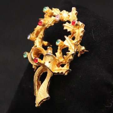 カナダ LJM クリスマスブローチの画像