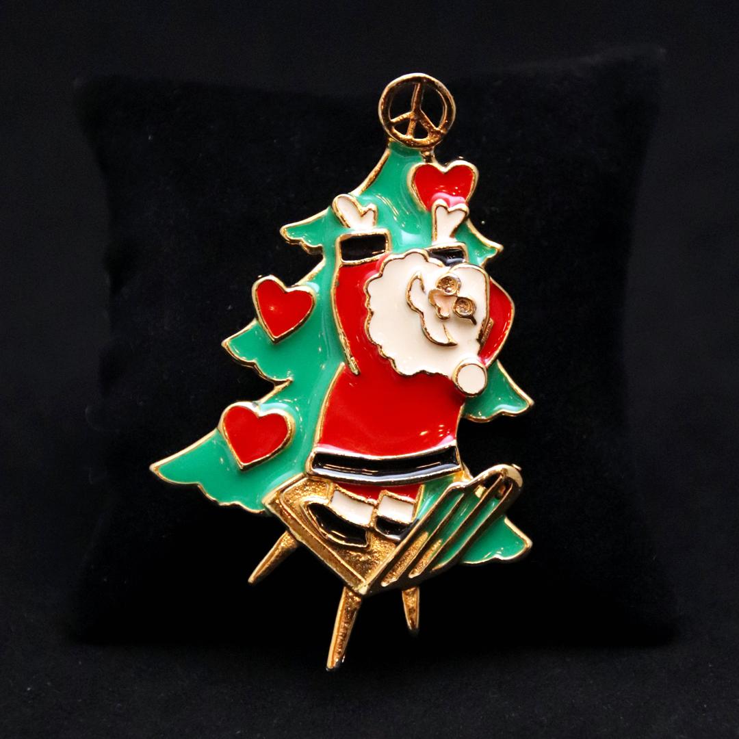 アメリカ BEREBI クリスマスブローチの画像