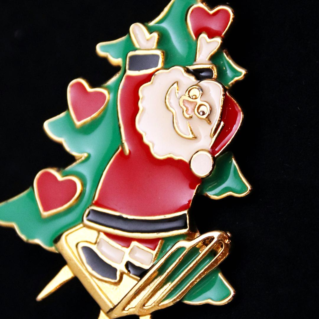 アメリカ BEREBI クリスマスブローチの画像