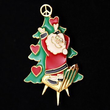 アメリカ BEREBI クリスマスブローチの画像