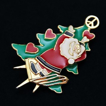 アメリカ BEREBI クリスマスブローチの画像