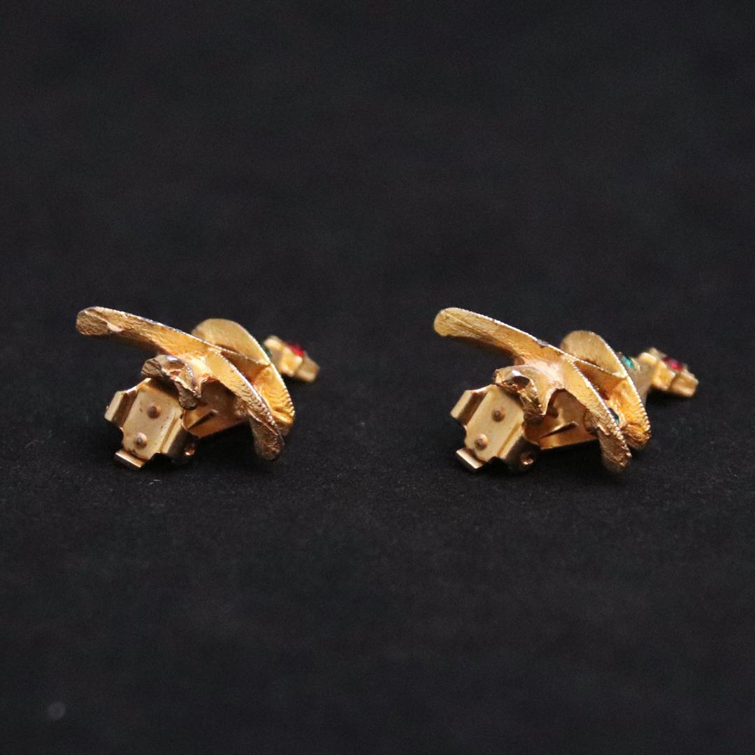 アメリカ クリスマスイヤリングの画像