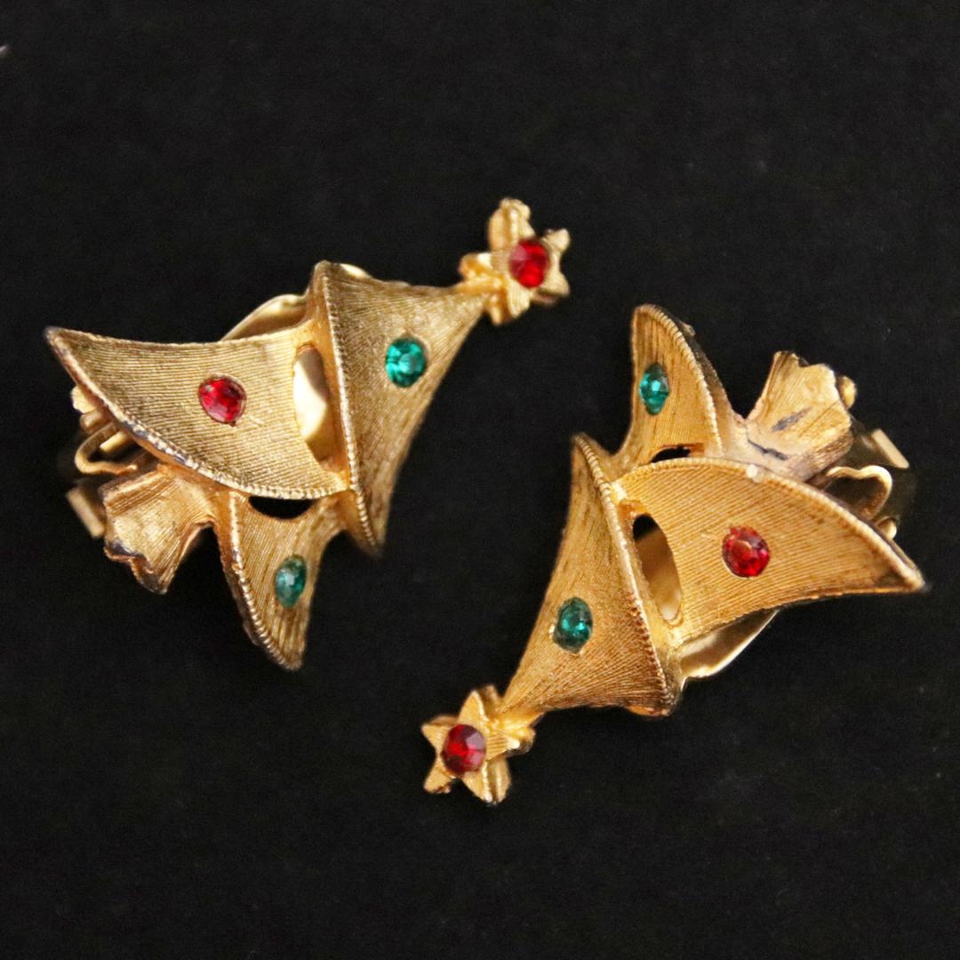 アメリカ クリスマスイヤリングの画像