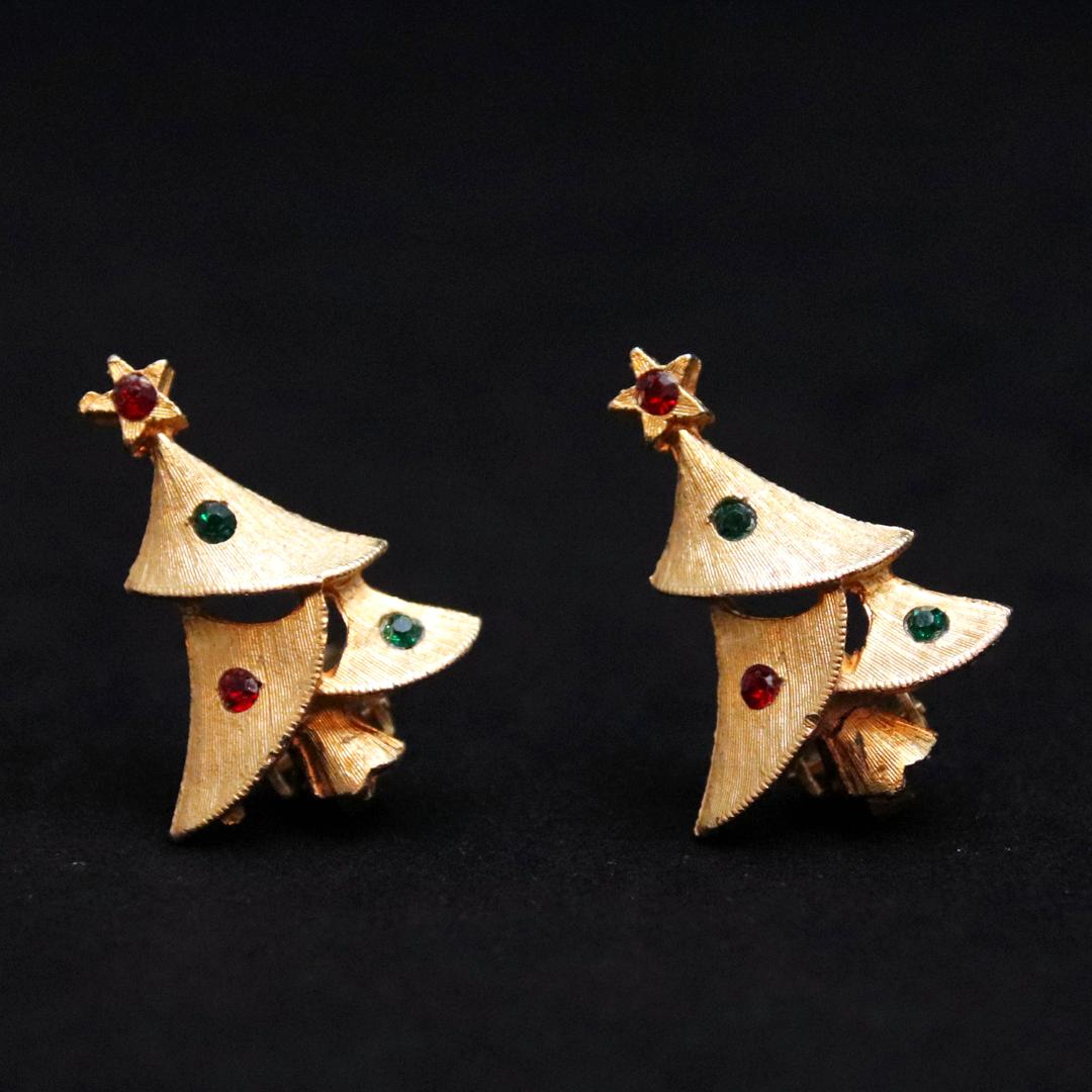 アメリカ クリスマスイヤリングの画像