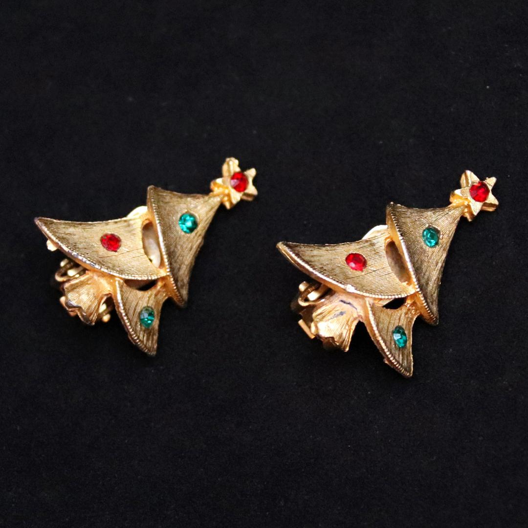 アメリカ クリスマスイヤリングの画像