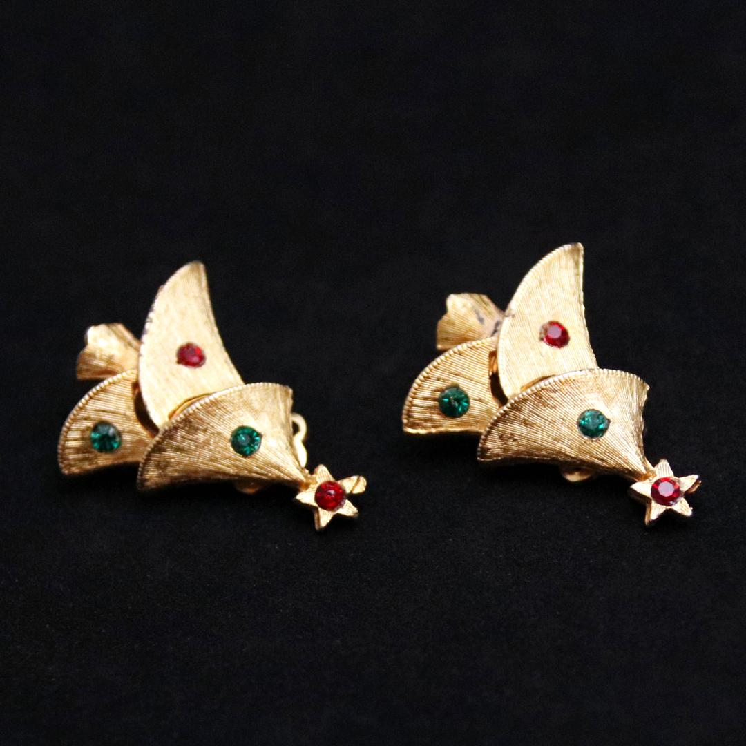 アメリカ クリスマスイヤリングの画像