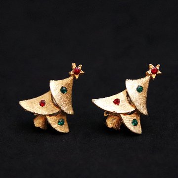 アメリカ クリスマスイヤリングの画像