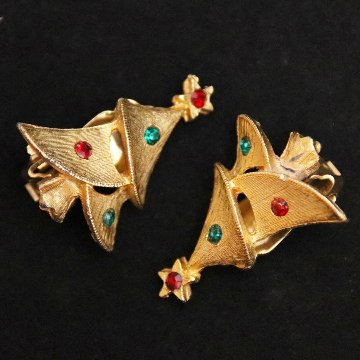 アメリカ クリスマスイヤリングの画像