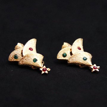 アメリカ クリスマスイヤリングの画像