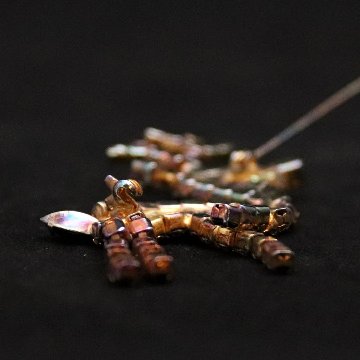 アメリカ トナカイ ラインストーンブローチの画像