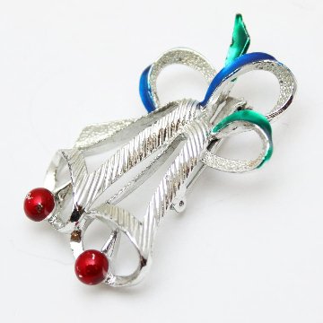 アメリカ Gerry’s クリスマスベル ブローチの画像